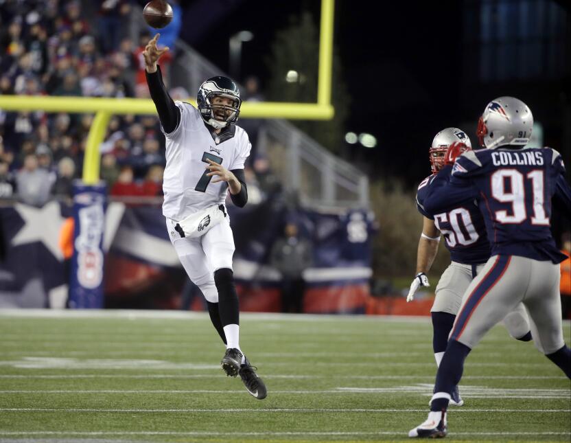 Los Philadelphia Eagles vencieron 35 - 28 a los New England Patriots que...