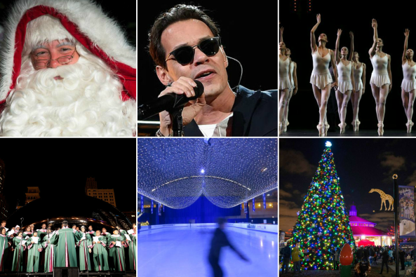 Concierto de Marc Anthony, carrera de Speedos de Santa Claus, villancico...