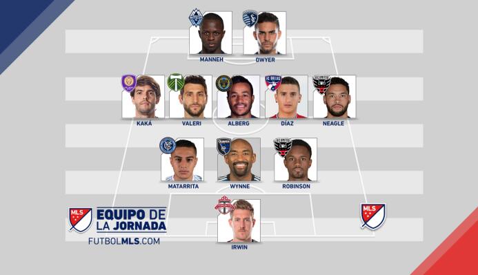Equipo de la Jornada 16 de la MLS