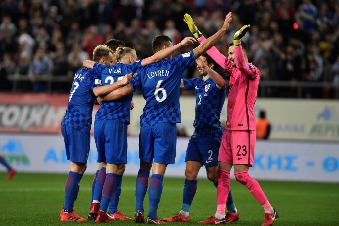 En fotos: Croacia empata con Grecia y es mundialista en Rusia 2018 getty...