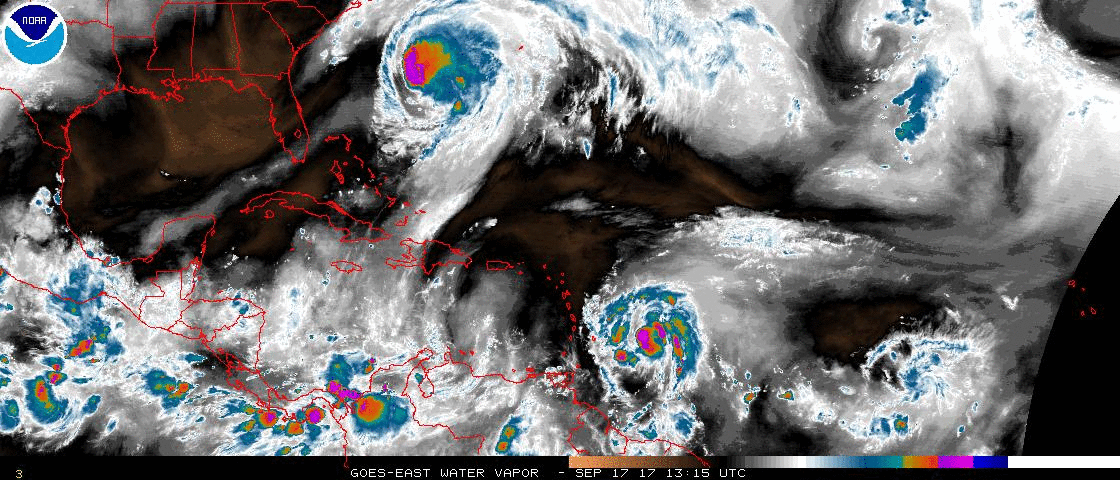 EL HURACÁN MARÍA VA DIRECTO HACIA PUERTO RICO