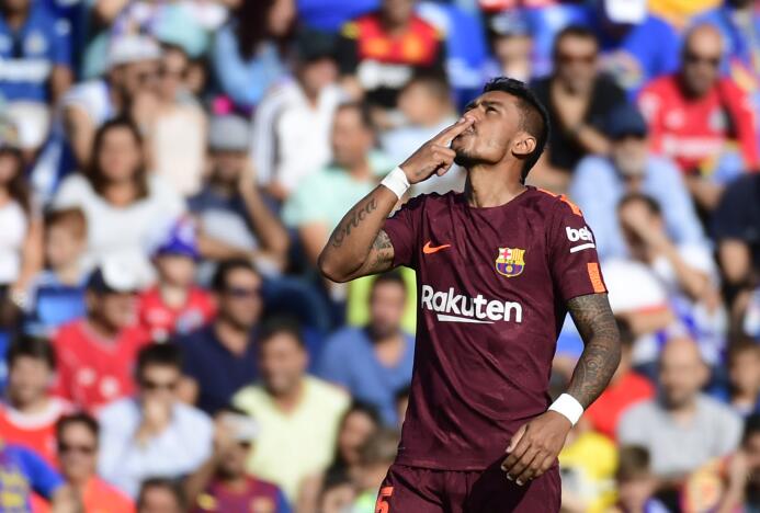Paulinho fue el héroe del Barcelona en su visita al Getafe gettyimages-8...