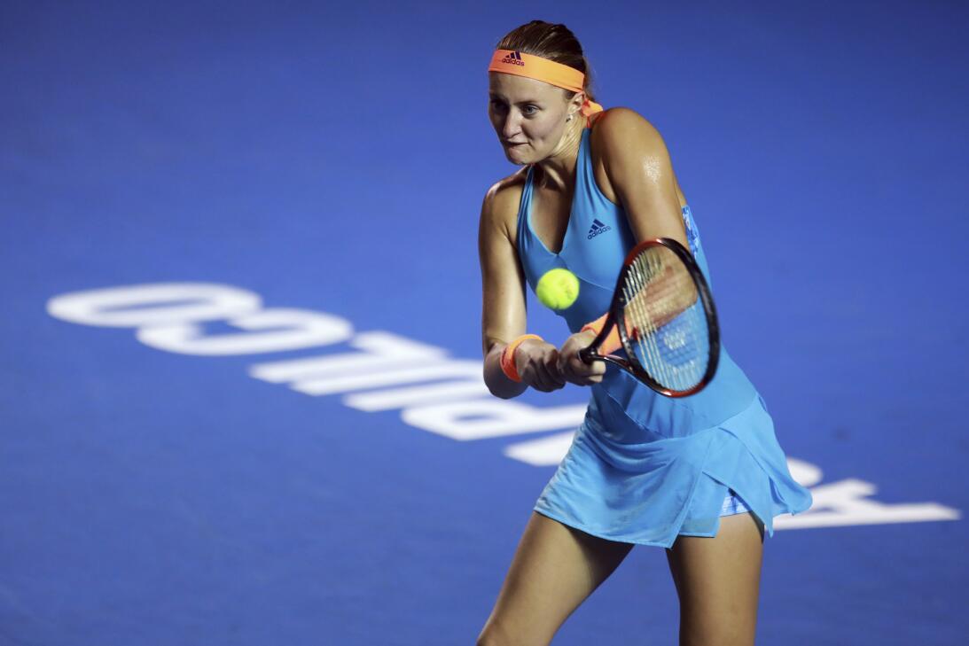 Tsurenko y Mladenovic, una hermosa final en el Abierto Mexicano de Tenis...