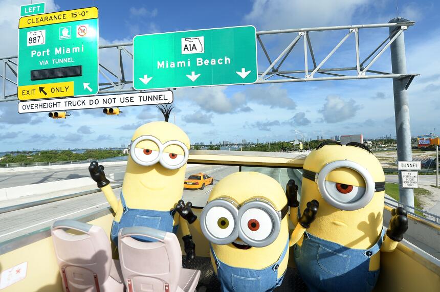 ¡Los Minions invadieron Miami!