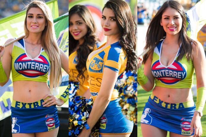 La belleza de las porristas en la fecha 14