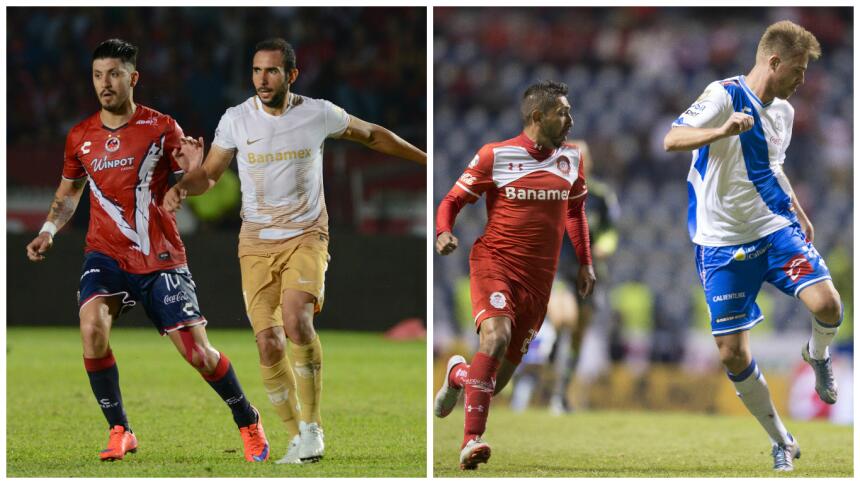 Lo mejor y lo peor de Veracruz-Pumas y Puebla-Toluca,