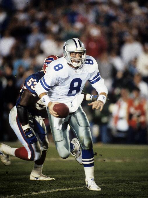 Recuerdo de los 2 Super Bowls Cowboys-Bills