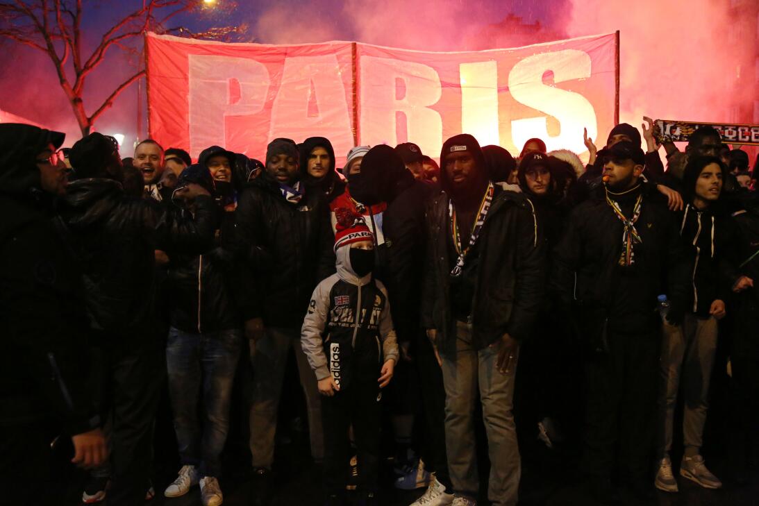 Los aficionados del Paris Saint-Germain –los más hostiles– y del Real Ma...