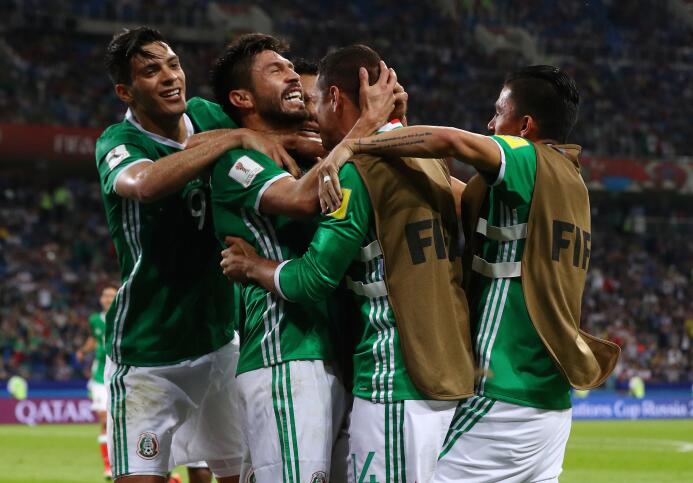 La cara de la remontada de México contra Nueva Zelanda en la Copa Confed...