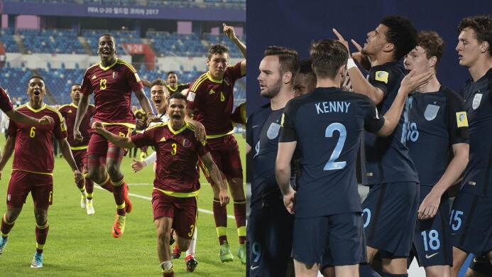 Inglaterra y Venezuela, los verdugos de México en el Sub-20 que ahora va...