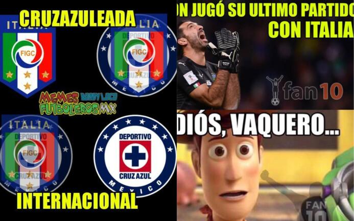 Memes tras la eliminación de Italia: entre despedida a Buffon y burlas a...