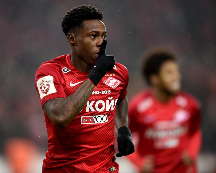 En el Spartak de Moscú, Quincy Promes ha dejado muy buenas actuac...