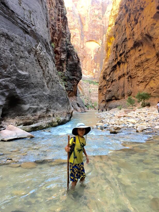 Un camino entre rocas para retar los instintos