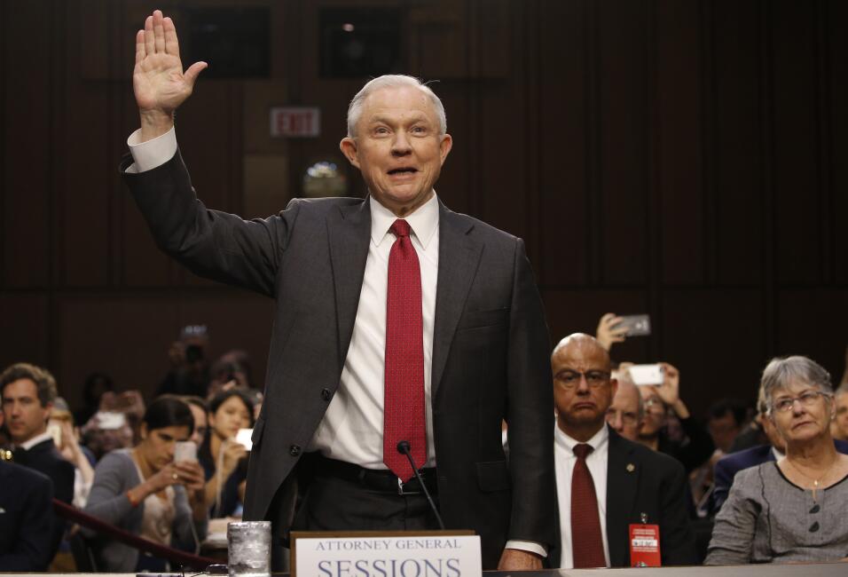 Jeff Sessions en el senado