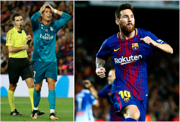 La Liga comienza con 9 goles de desventaja para Cristiano Ronaldo captur...