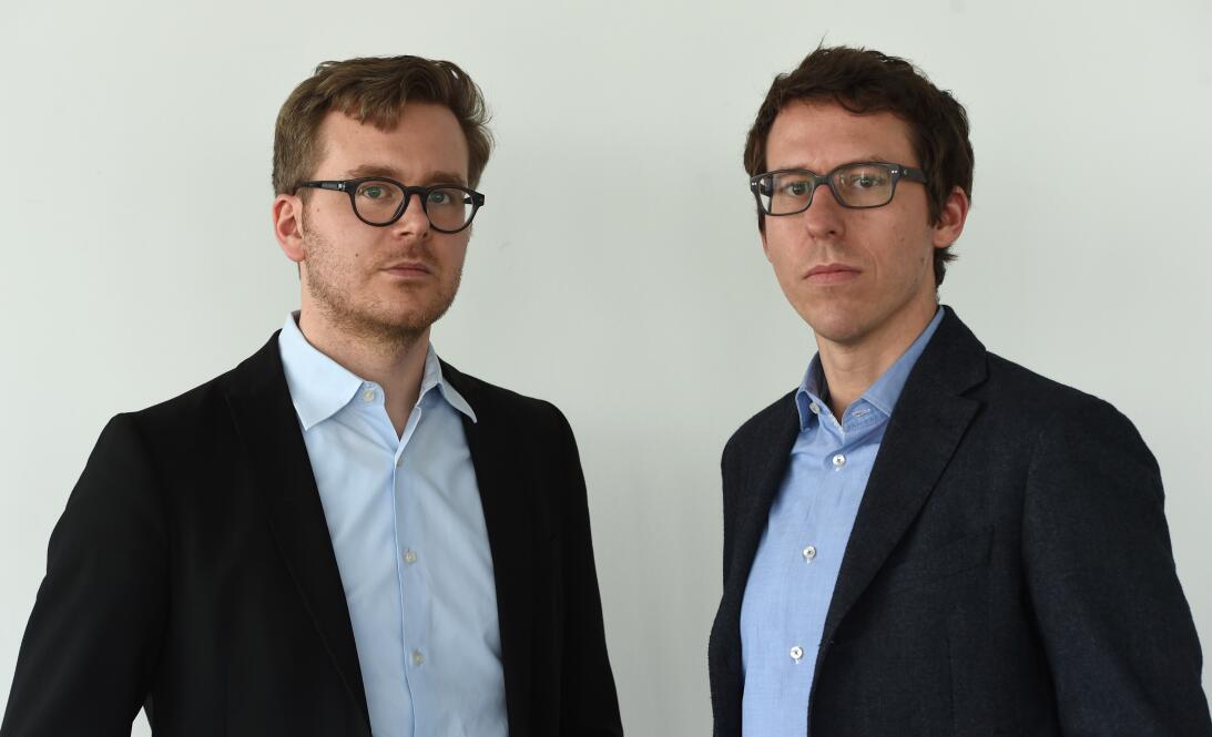 Frederik Obermaier (L) and Bastian Obermayer