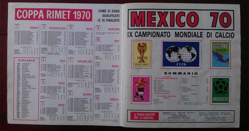 Álbumes Panini del Mundial a través del tiempo