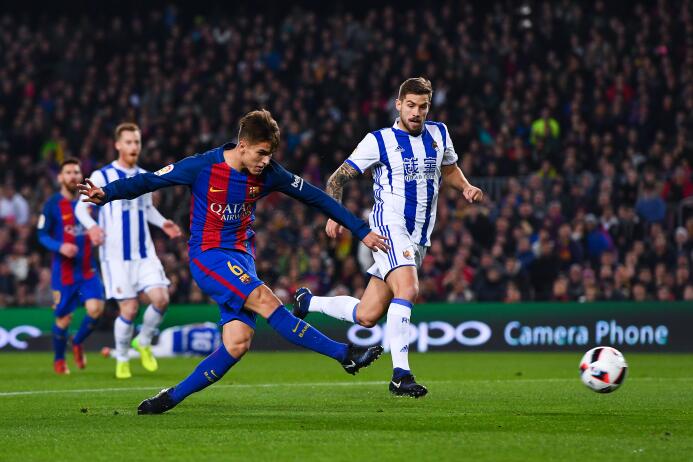 Los azulgranas golearon 5-2 a la Real Sociedad y el Barça consiguió su p...