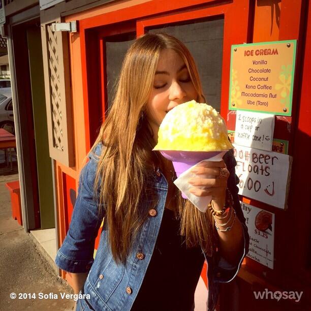 sofia eating