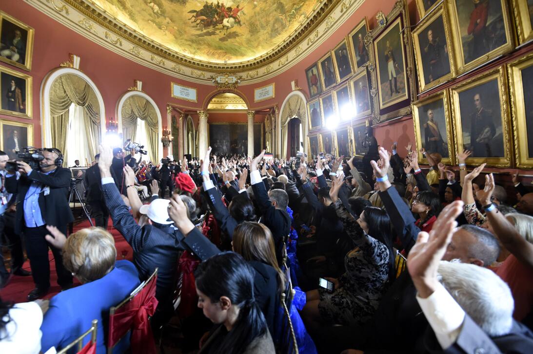 In photos: swearing in of the 'Chavista' Constituent Assembly that will...
