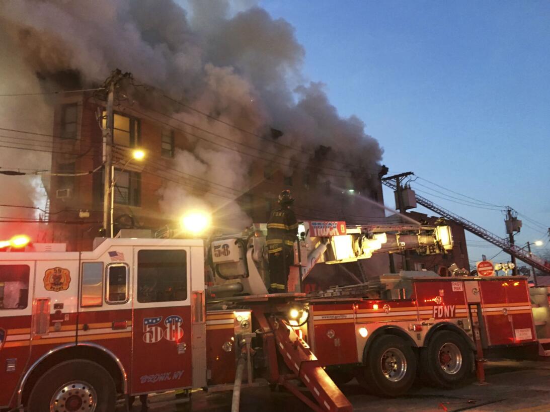 incendio en el Bronx 2 de enero de 2018
