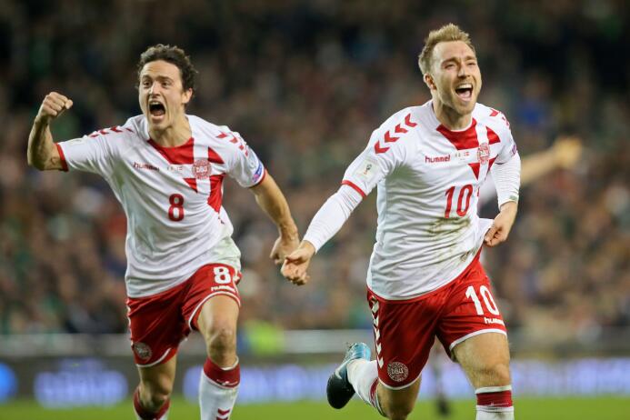 En fotos: Dinamarca goleó a Irlanda y obtiene el cupo 30 al Mundial de R...