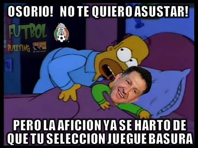 Los memes se fueron encima de Juan Carlos Osorio tras el empate sin gole...